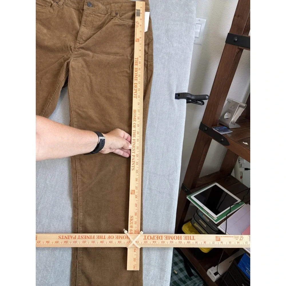 Lands' End Women's Traditional Fit 5 Pocket NWT Corduroy Pants Gold  Size 16